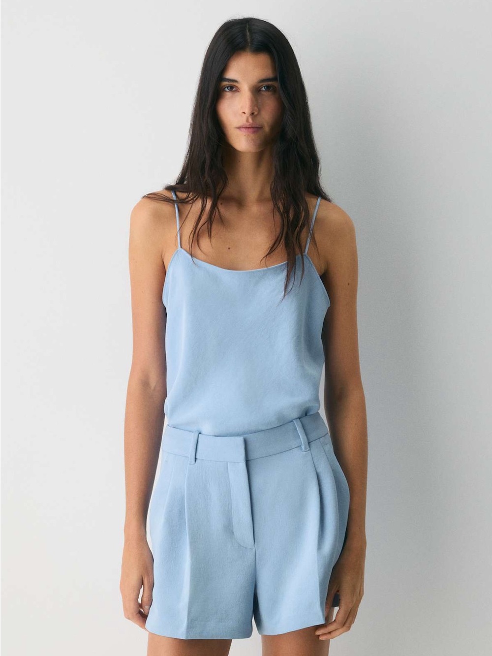 Aritzia The Effortless Short™ Mini - Crepette™ Ripple blue 4